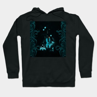 Awesome dark fantasy violin with skulls Hoodie